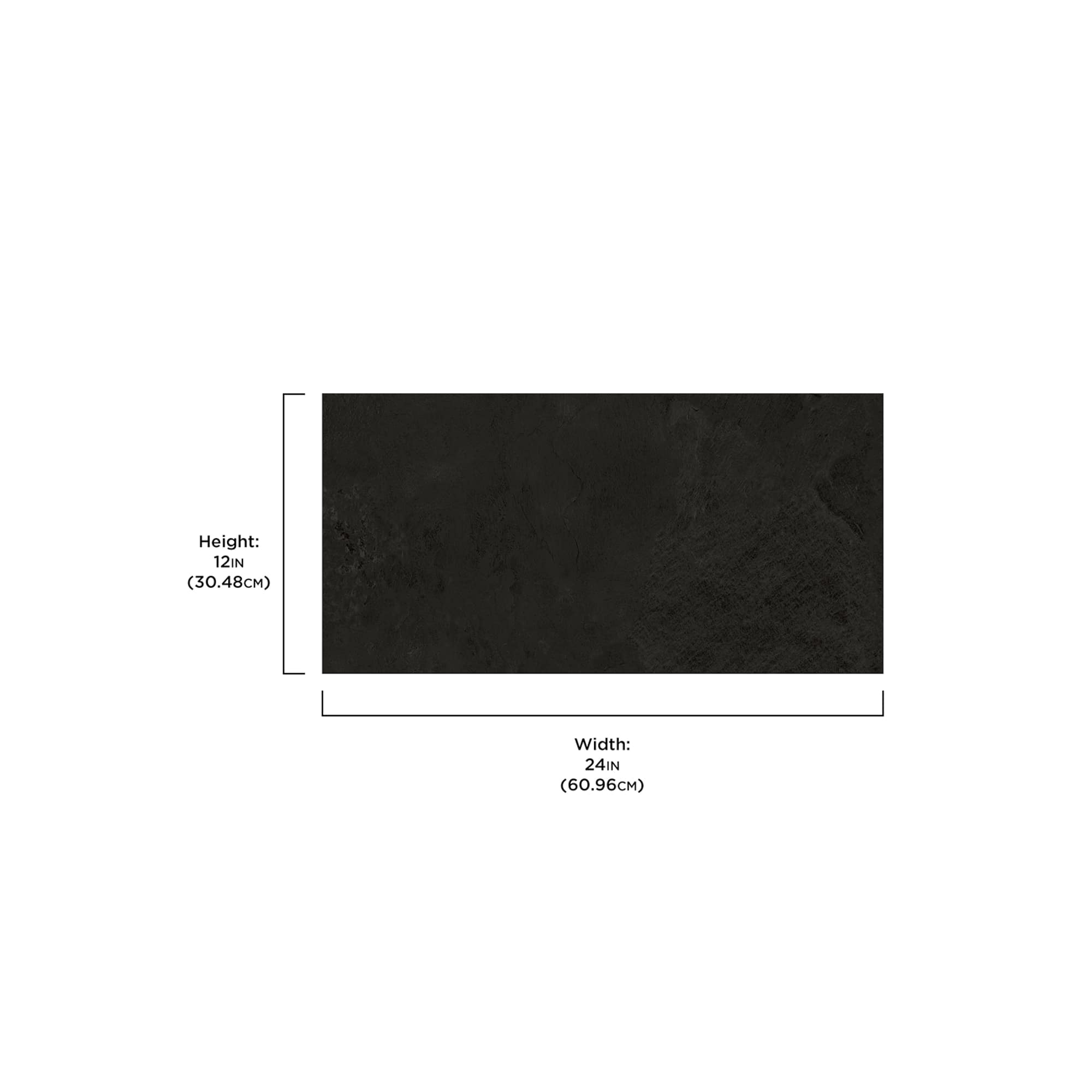 FloorPops Slater Charcoal Peel & Stick Floor Tiles